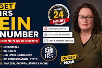 get irs ein number for non US residents within 24 hours