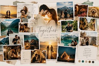create a professional and unique photo collage from your photos