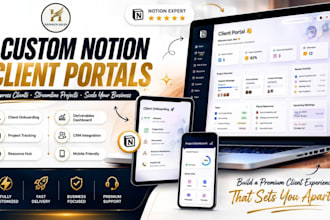 build a notion client portal for agencies coaches and freelancers