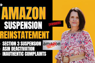 write amazon suspension appeal letter and poa for reinstatement
