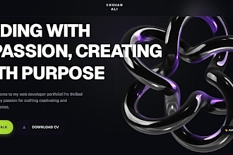 make beautiful and animated landing pages