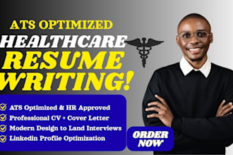 edit, write an ats optimized healthcare, medical nursing resume and cover letter