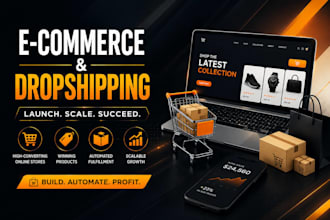 create a fully automated dropshipping online store