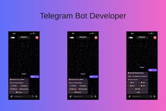 build a custom telegram bot for your business
