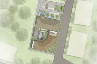 coloring and edit your architecture plan