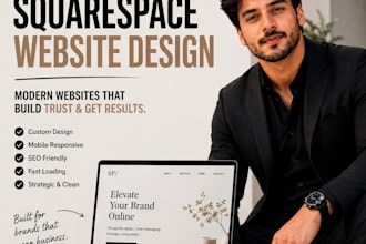 squarespace website, squarespace redesign, modern website design