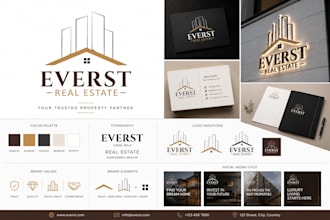 design modern minimalist luxury business logo