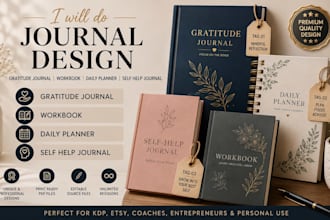 do journal design gratitude journal workbook daily planner self help journal