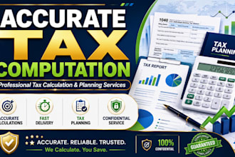accurately calculate tax computation, tax returns and tax planning