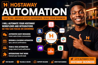 setup hostaway automation for airbnb, vacation rental property management