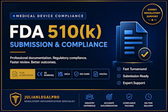 prepare your fda 510k submission and medical device compliance documents