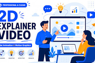 design and animate a professional 2d explainer video
