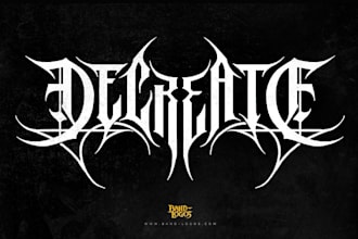 design an epic viking metal logo for your band