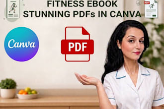 create fitness ebook stunning pdfs in canva