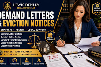 do letter drafting eviction notice review landlord tenant legal documents