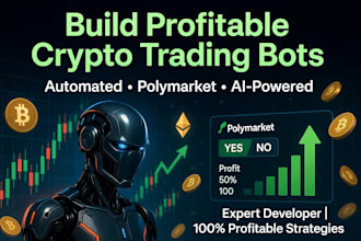 do profitable automated crypto trading bot, polymarket bot, arbitrage bot