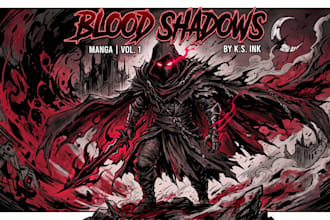create comic book art, comic book illustration, graphic novel art for your story