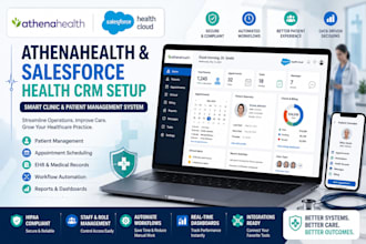 configure athenahealth and salesforce health CRM for clinic systems