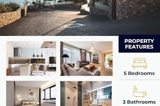 design premium canva templates for luxury real estate