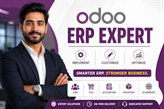 implement, customize and optimize odoo erp for your business