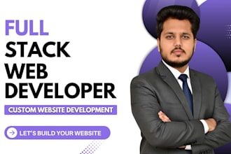 do custom website development, frontend backend developer, full stack developer