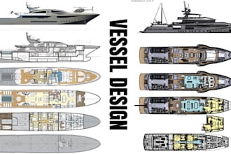 design workboat, tugboat,and offshore support vessel