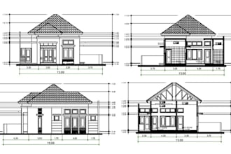 draw site plan, plot plan and city permit drawings in autocad