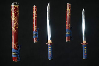 design professional 3d assets and items for your game
