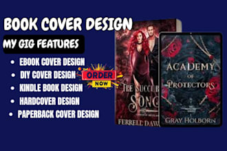 be your book cover designer, hardcover and paperback designer ebook designer