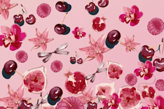 create a seamless pattern for fabric, textile