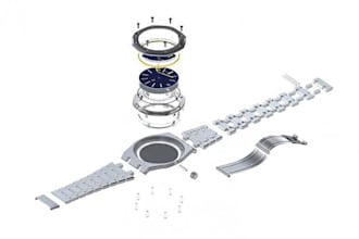 design manufacturing ready watch, wristwatch and technical drawing
