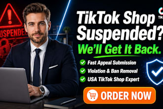 reinstate your suspended tiktok shop and resolve violations