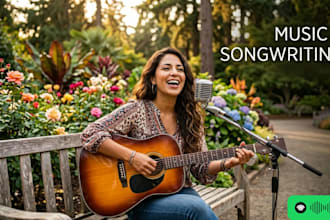 be songwriter, professional female singer and music producer