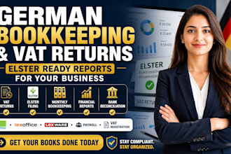 german bookkeeping, vat returns, elster ready reports for your business