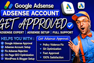 get google adsense approval and fix adsense website issues
