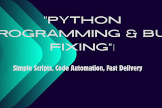 do python programing and fix code errors