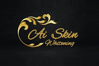 design super skin whitening business logo