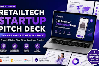 design retailtech startup pitch deck omnichannel retail pitch deck