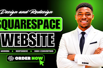 build or update squarespace website design and redesign squarespace website
