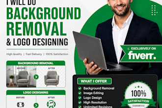 do design professional logo and do background removal