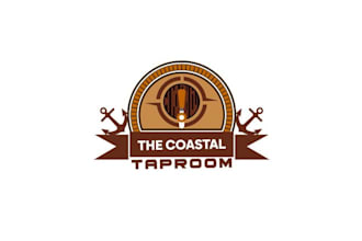 design stand out amazing coastal taproom logo
