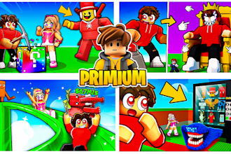 make a professional roblox thumbnail with fast delivery