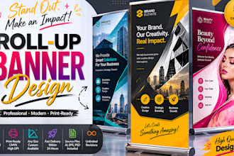 design roll up banner, pull up banner, retractable banner, event banner in 24 hr