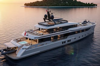 design rib boat or yacht