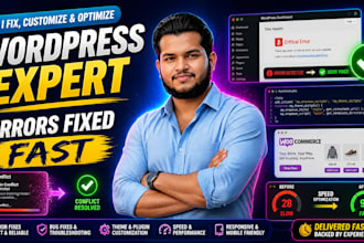 fix wordpress errors, bugs and plugin conflicts fast