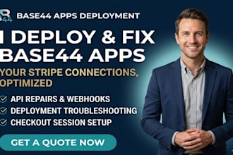 build base44 ai app fix base44 bugs and deploy stripe integration