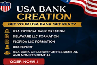 do USA bank account, proof of address, US llc for non residents US bank creation