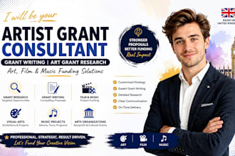 be your artist grant consultant grant writing art grant research and film music