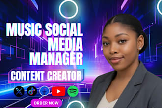 do artist branding, and afrobeat music social media manager and content creator