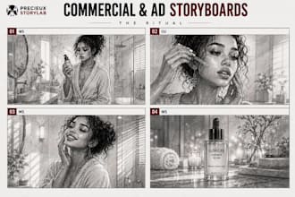 storyboard high converting commercials ads